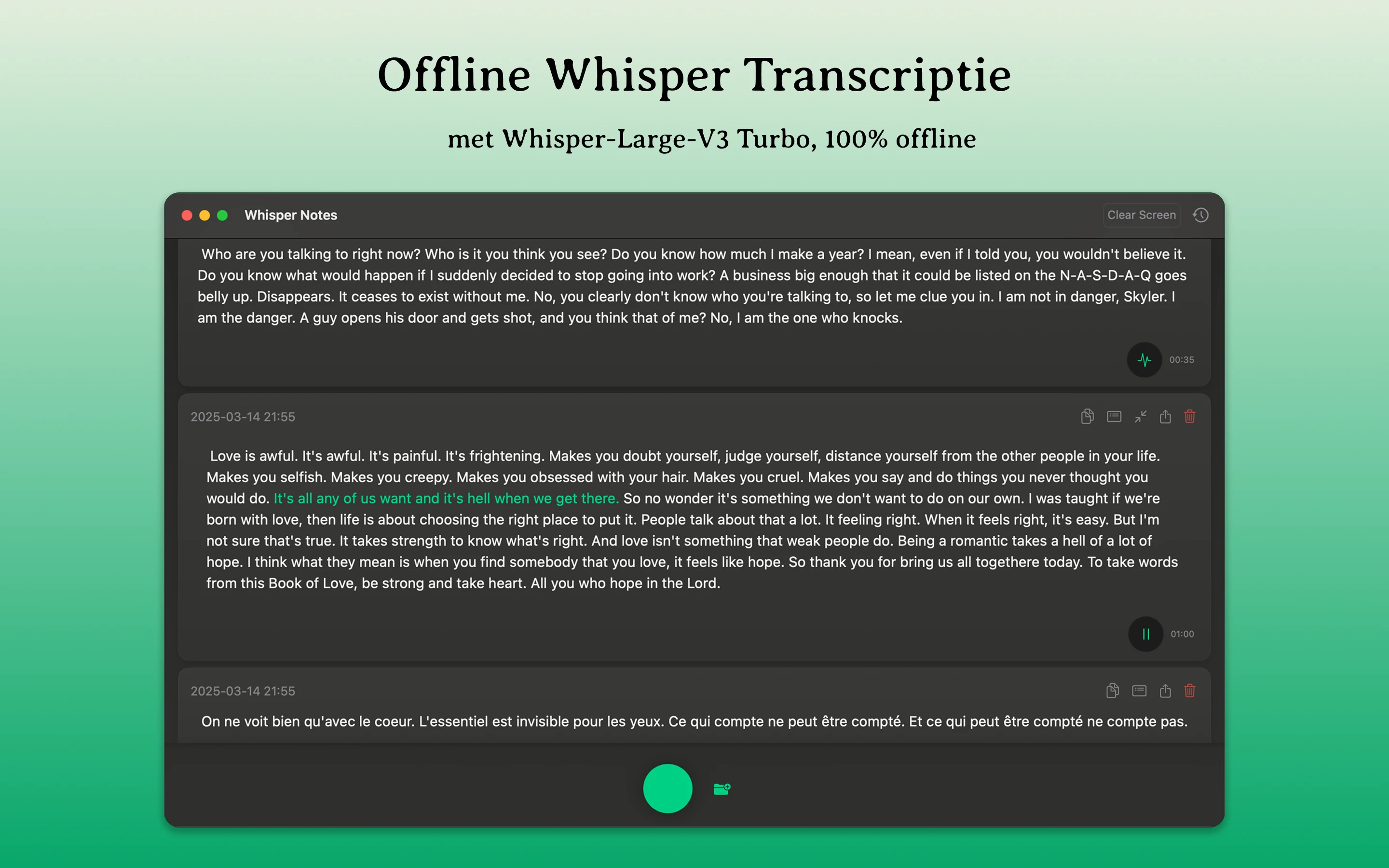 Introductie van Mac Whisper Notes